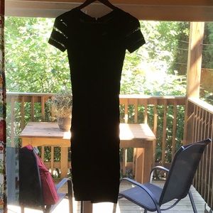 French Connection Little Black V-Neck Dress
